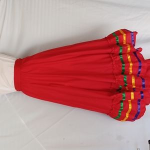 Mexican long  skirt for girl